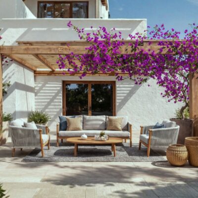 set salotto apollus teak bizzotto