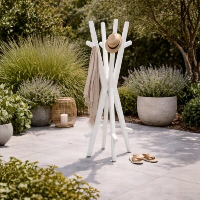 appendiabiti Twins Lyxo bianco struttura