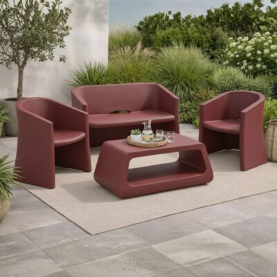 set lounge Breeze tavolino Granato Lyxo