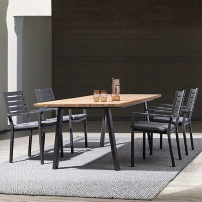 tavolo Oslo 160x90 in legno di acacia FSC Bizzotto